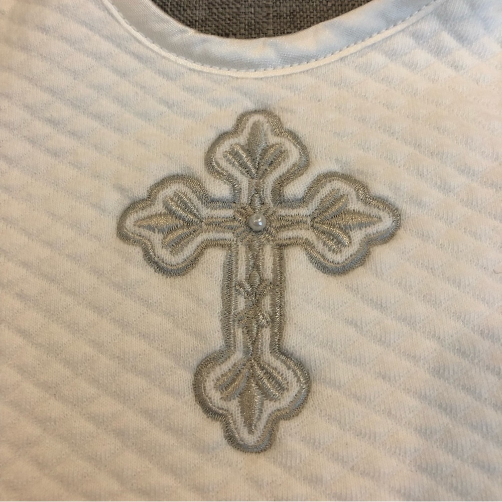 Baby Beau and Belle Cross Bib - Picture 4 of 6